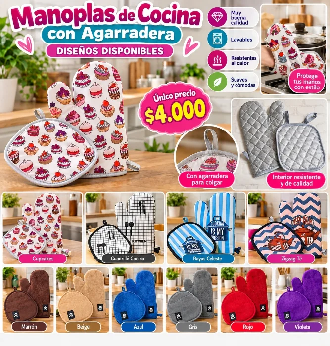 Set de Manopla con Agarradera
