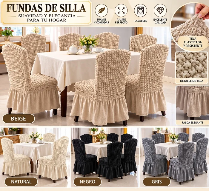 Set de Funda de Sillas