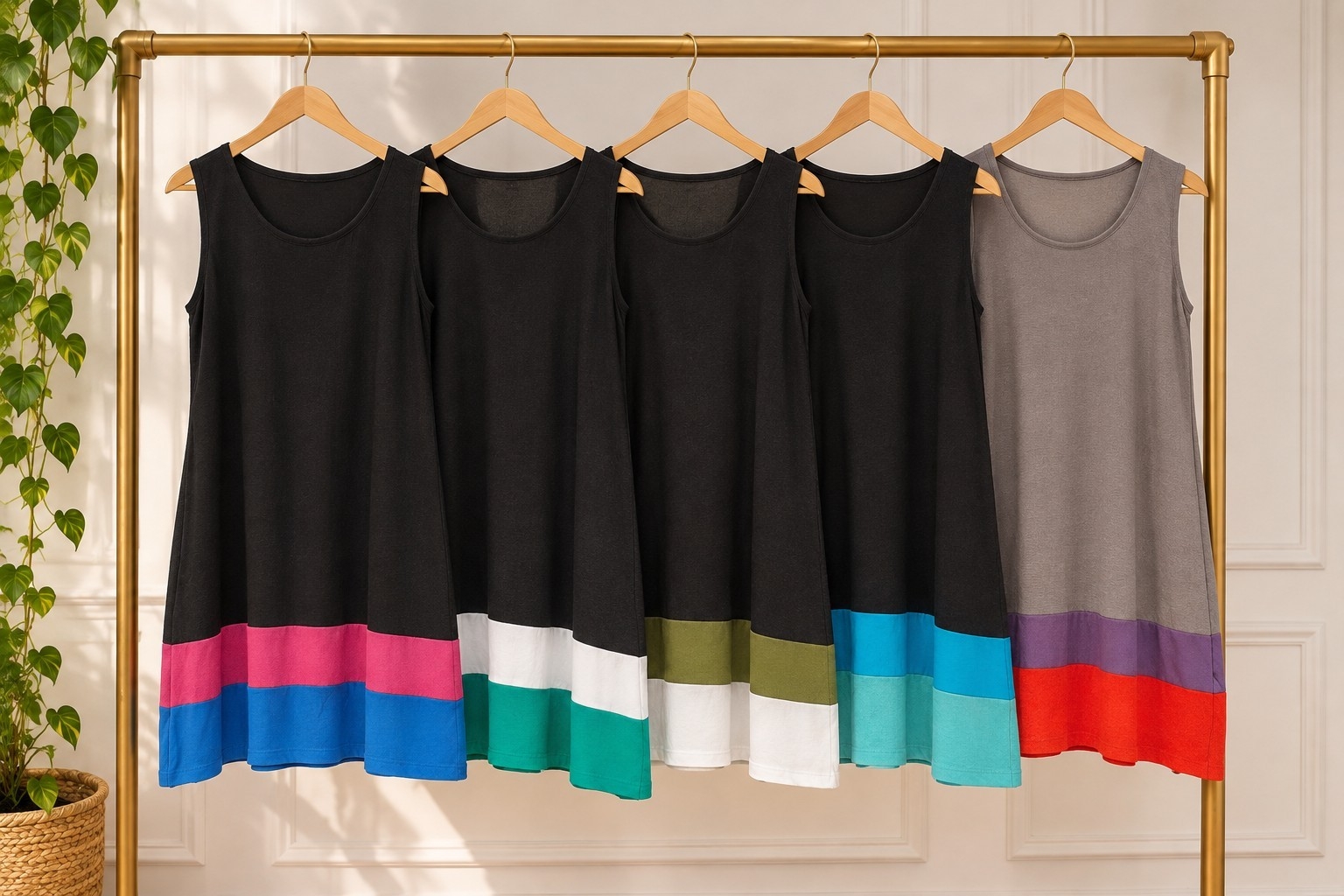 Vestido Combinado - Imagen 6