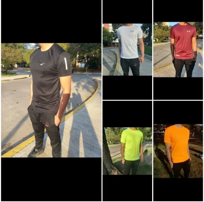 Remera Set Lycra  Hombre