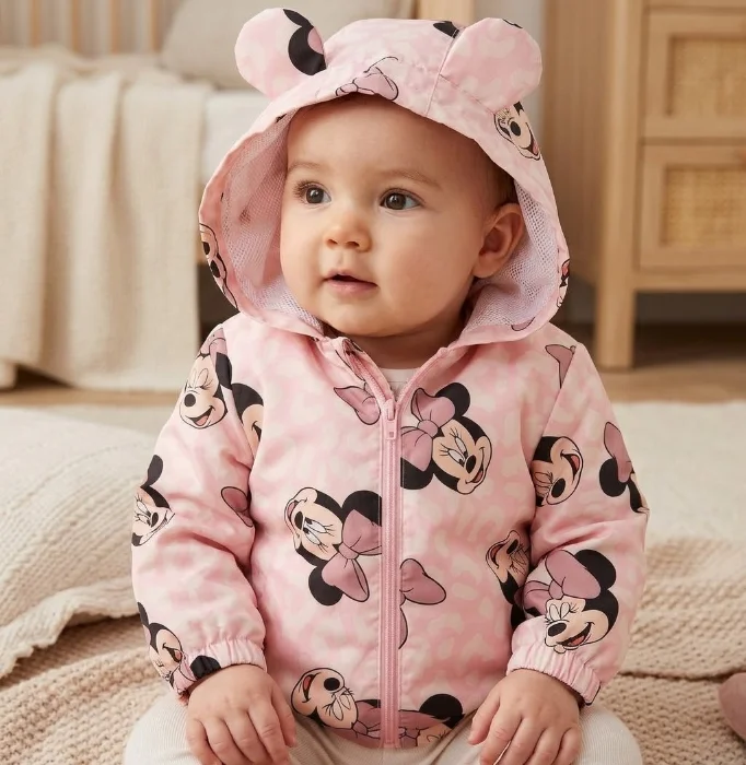 Campera Minnie Bebe Rompeviento