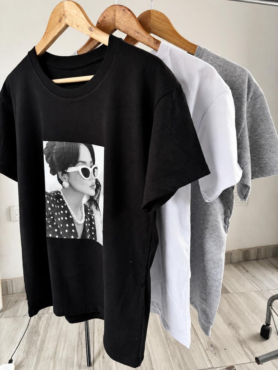 Remera Dama Sofisticada Algodón - Imagen 3
