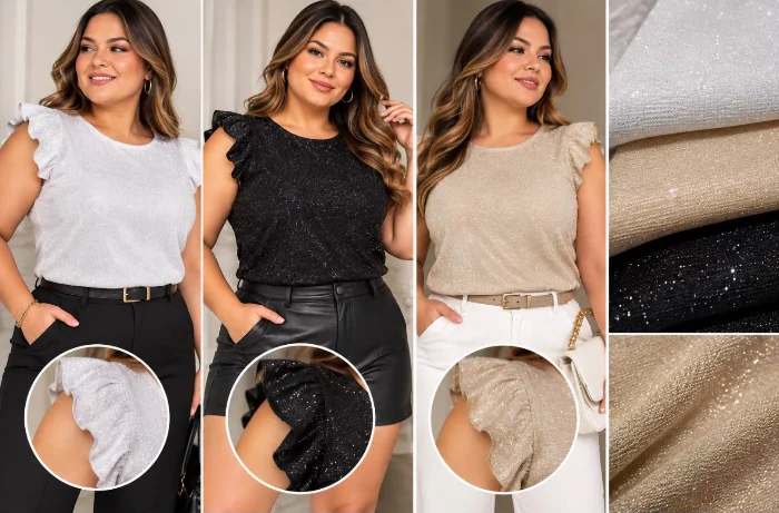 Blusa Elegante Abarca hasta un Talle 7