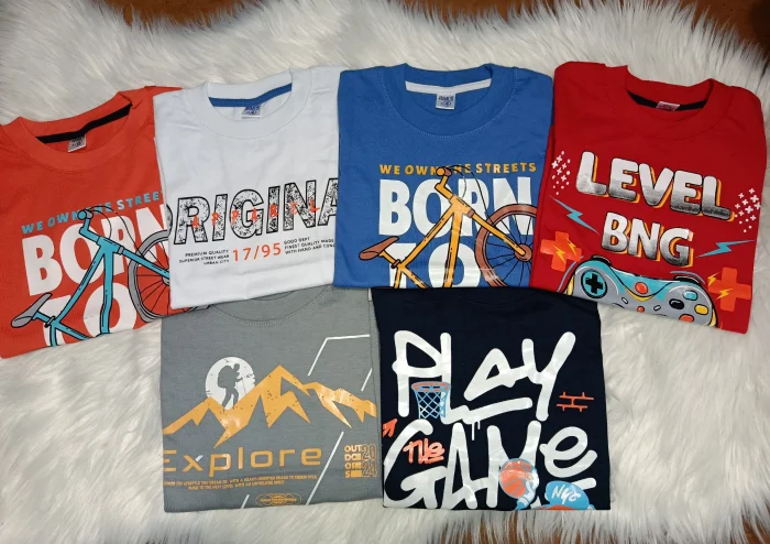Algodón Peinado Remera de Varon