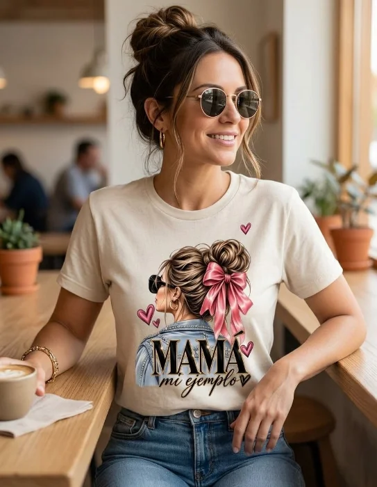 Remeras Diseños Mamá  ( Algodon Premium)