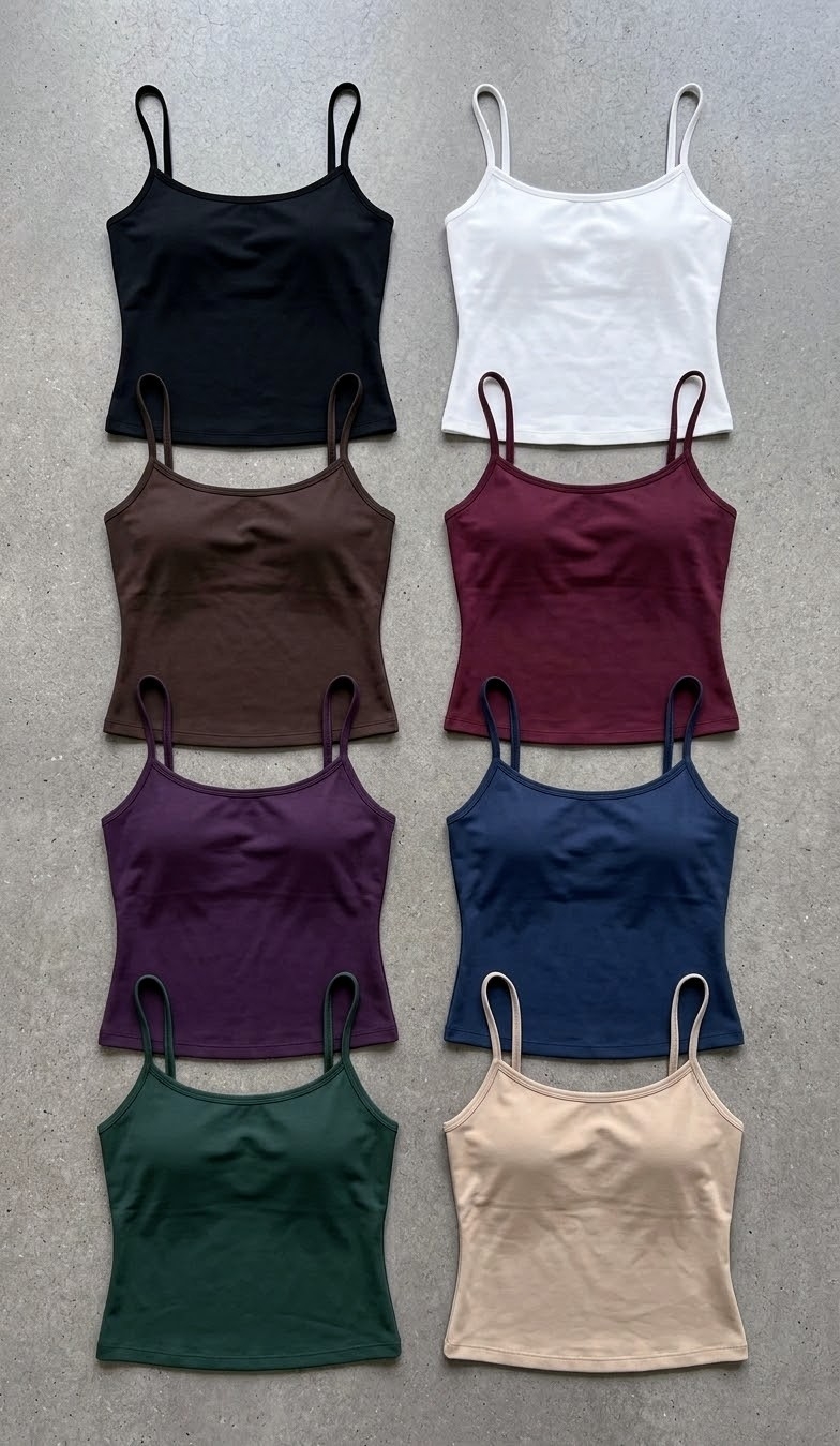 Musculosa Tiras Microfibra Bretel Lycra - Imagen 2