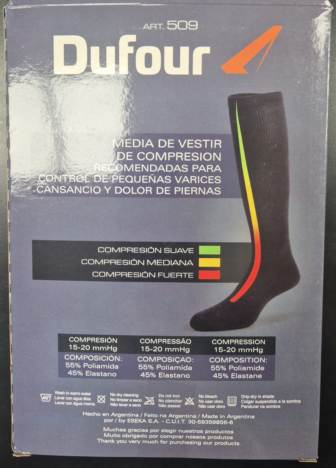 Medias de Compresión de Vestir Dufour Art 509  15-20 Mmhg - Imagen 3