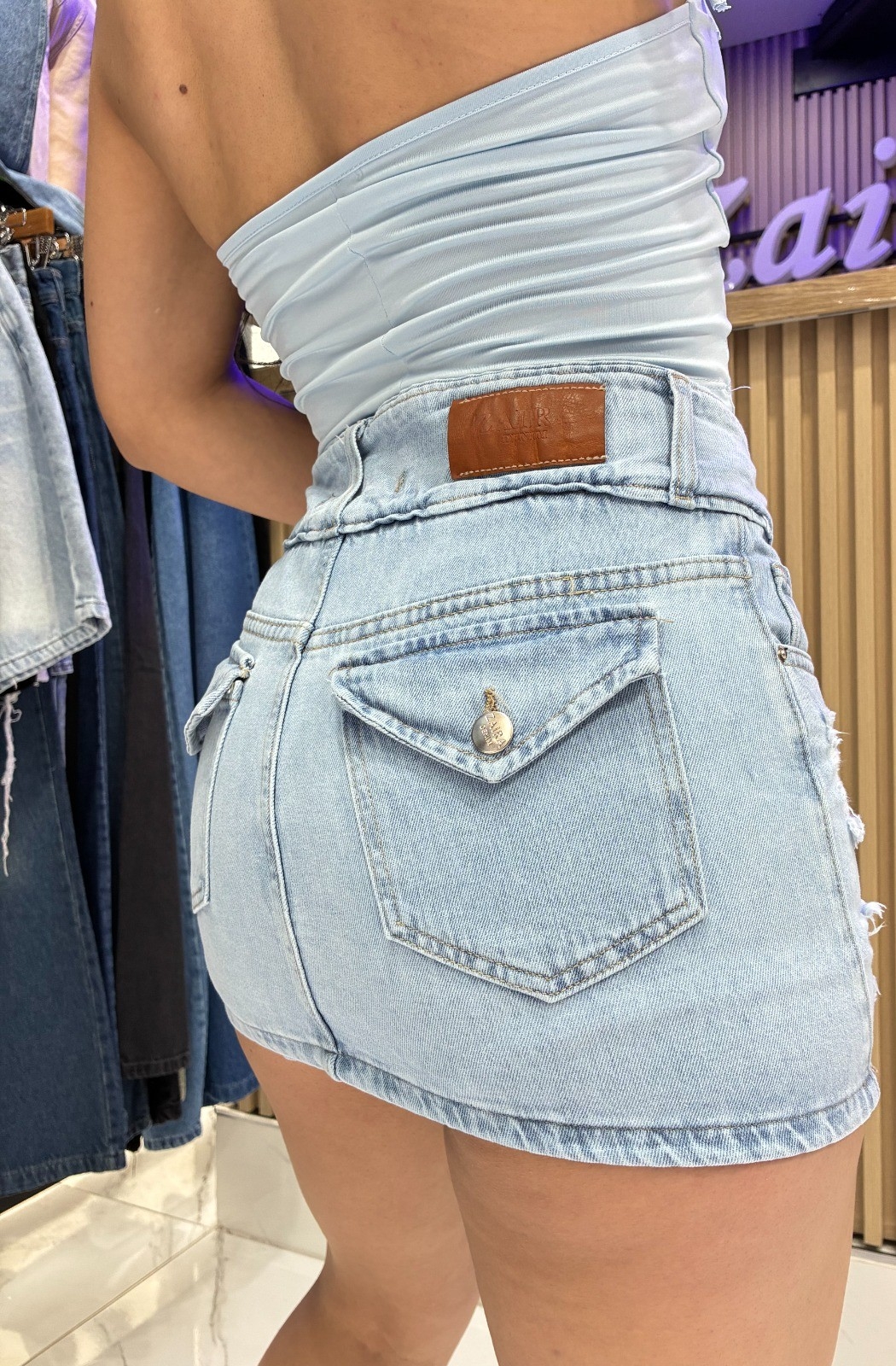Shortpollera Claro Roto 2b - Imagen 3