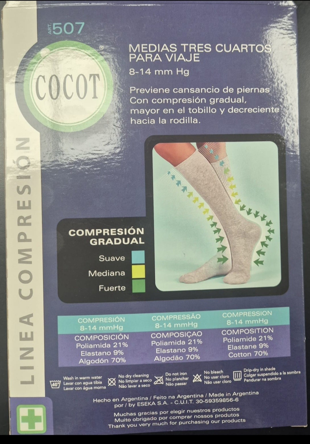 Medias de Compresión de Viaje Cocot Art 507 - Imagen 2