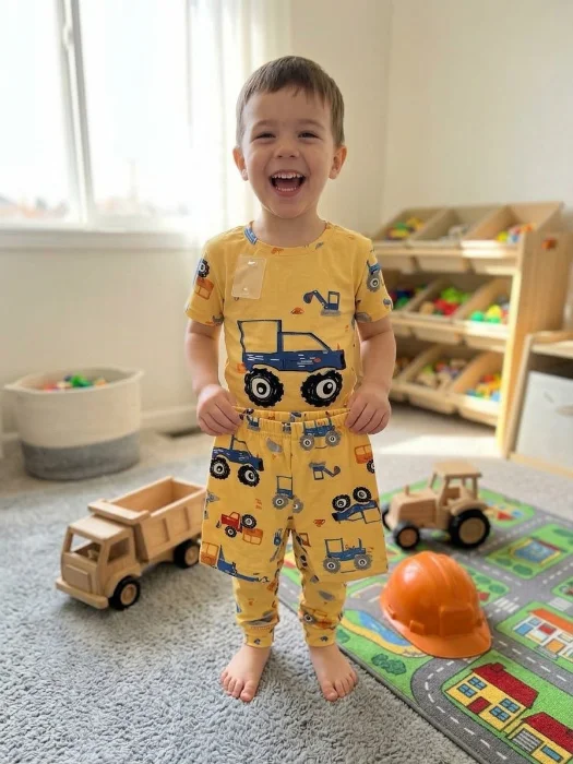 Conjuntos Pijamas 3 Piezas Niños