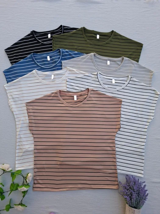 Remera Modal Soft Manga Japonesa Mujer Verano Dama Camisa Camiseta Remeron Top