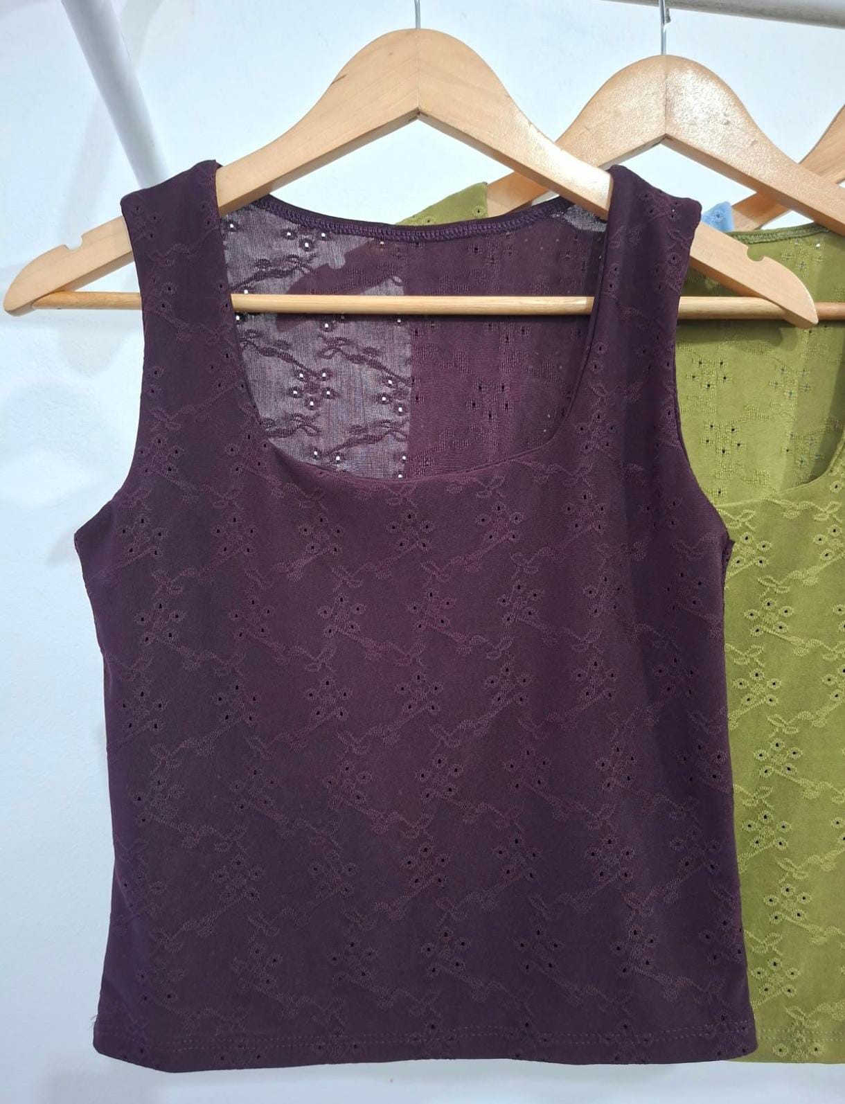 Músculosa Broderi Mujer Verano Dama Camisa Camiseta Remera Remeron - Imagen 3