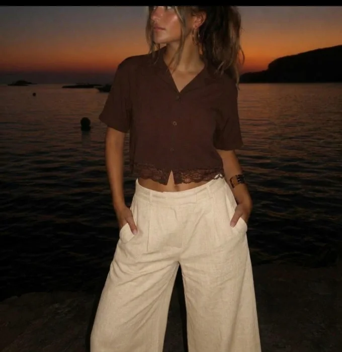 Camisas de Cey con Puntilla