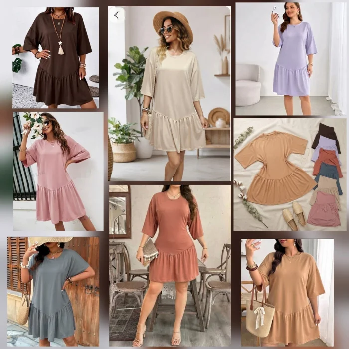 Vestido Corto Over