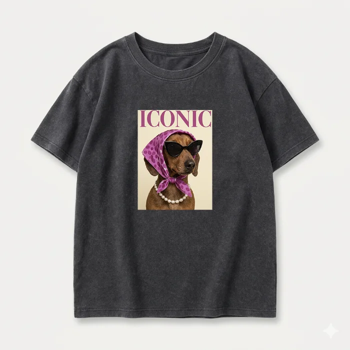 Nena- Remera Over Batik Salchi Iconic