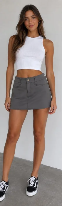 Short Pollera Sastrero