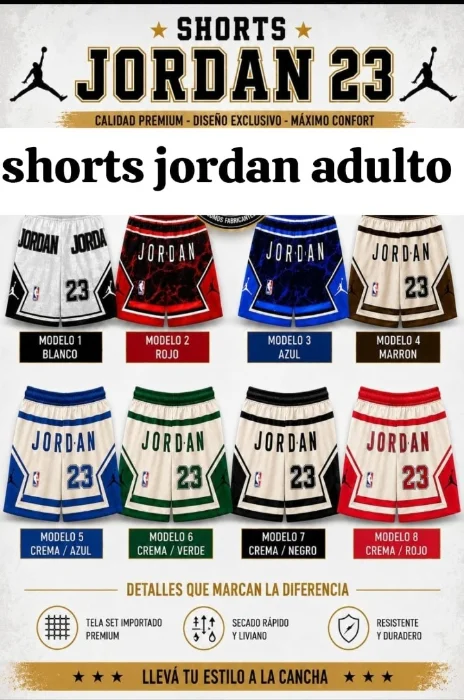 Short Jordan Adulto