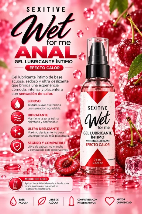 Gel Lubricante Íntimo (wet For Me)