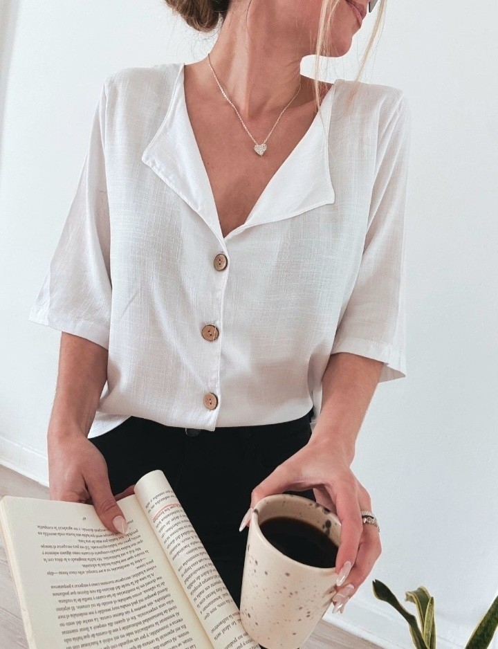 Camisa Lino Dama - Imagen 3