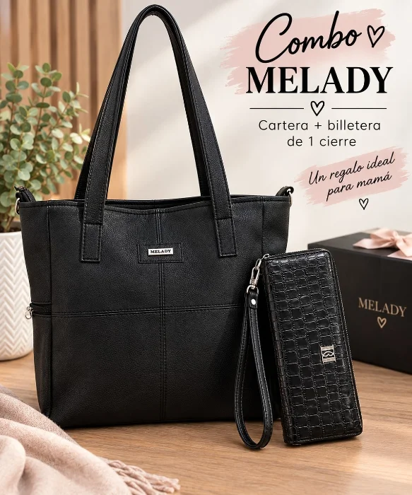 Billetera de 1 Cierre Croco + Cartera Regulable