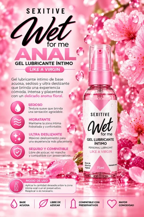 Gel Lubricante Íntimo Like a Virgin 75ml