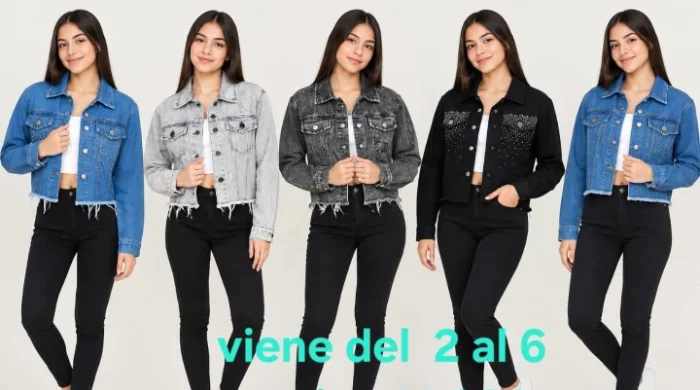 Camperas Jeans de Mujer
