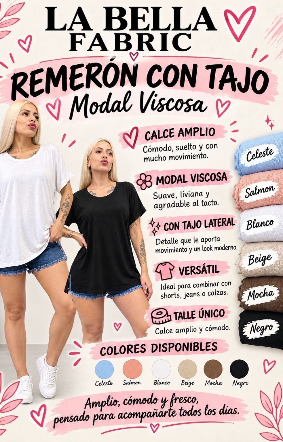 Remeron Amplio - Modal Viscosa - Imagen 3