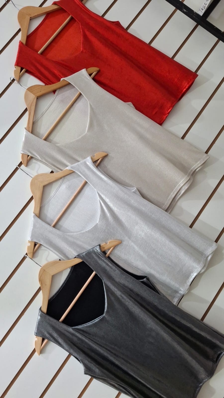 Musculosa Espejo Foil X Talles - Imagen 2