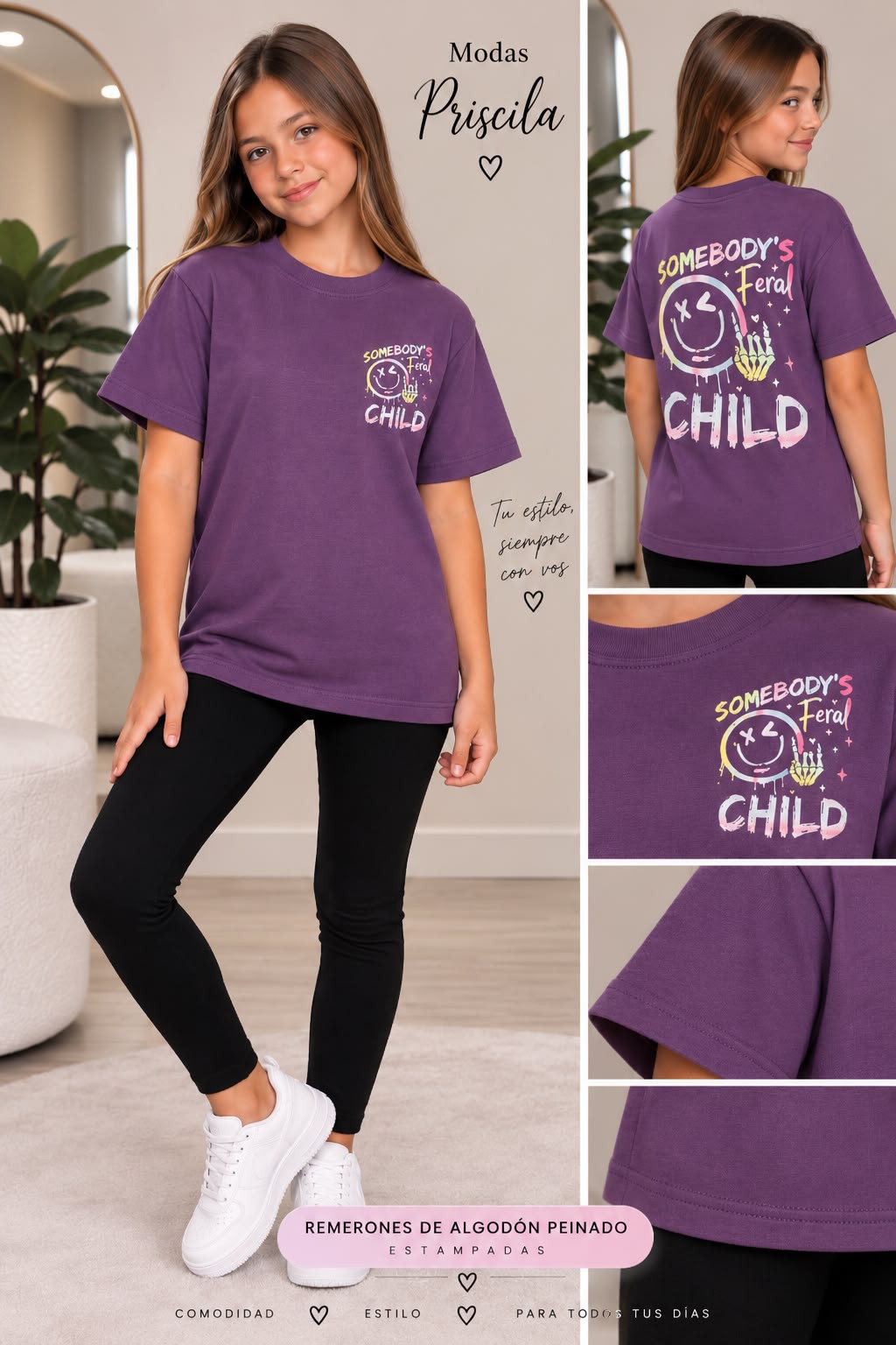Remerones Algodón Estampados - Imagen 3
