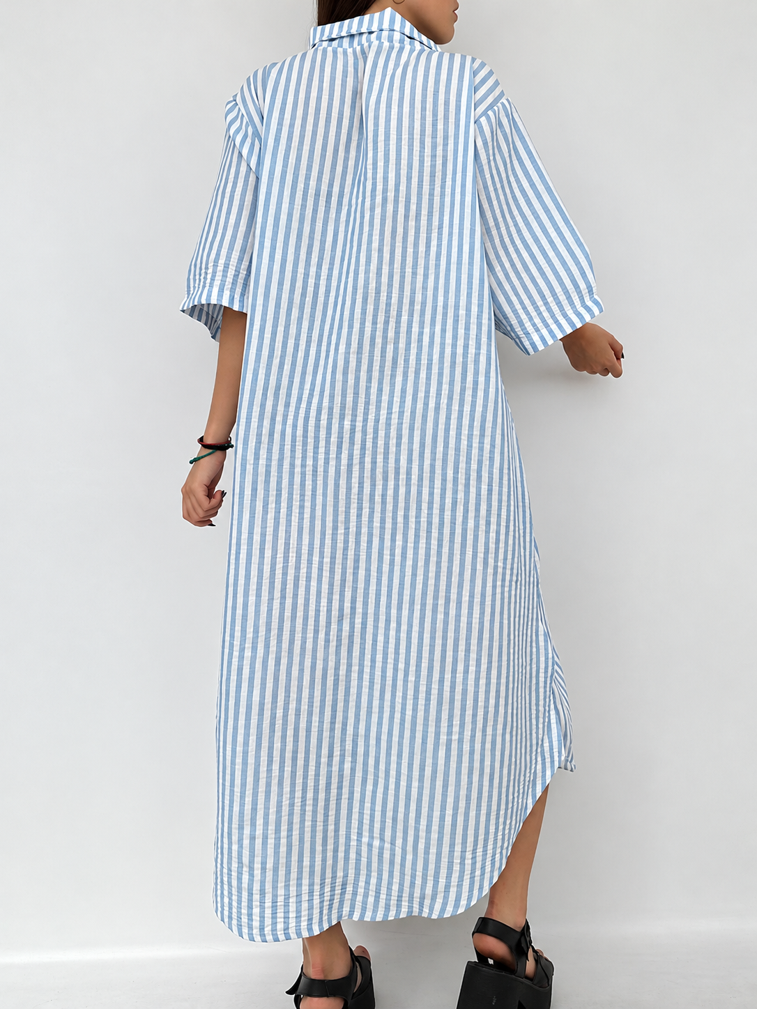 Camisa  Vestido de Lino Rayado - B42F51B9-1BFE-43BE-AB35-A192926470A7.png