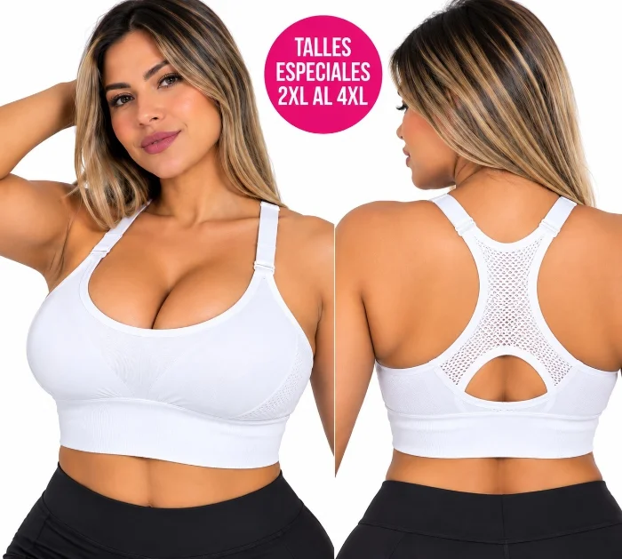 Corpiño Invisible Deportivo Excelente Calidad Talles Especial Talles 2xl al 4xl