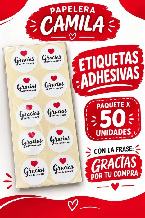 Etiquetas Adesivas X 50 Unds