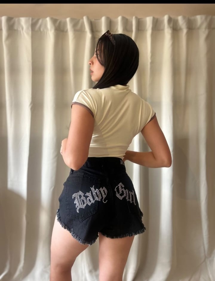 Short Playero  con Strass - Imagen 2