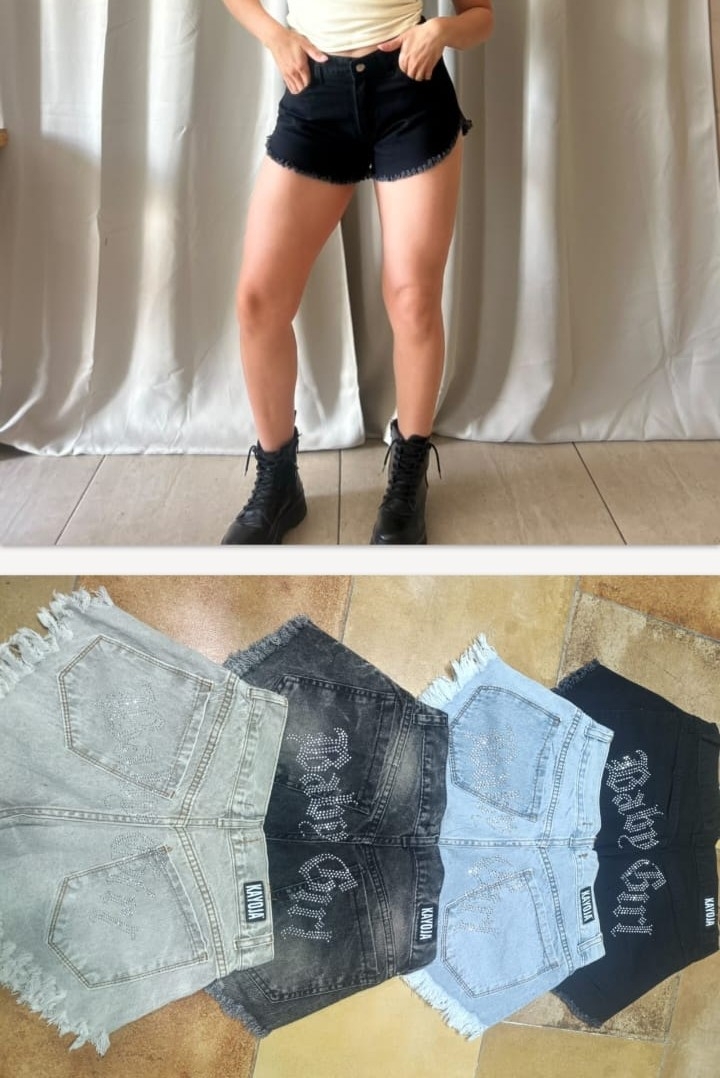 Short Playero  con Strass - Imagen 3
