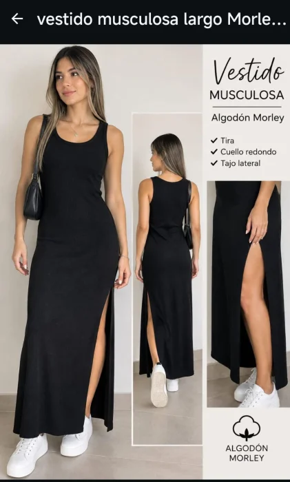 Vestido Musculosa Morley Algodón