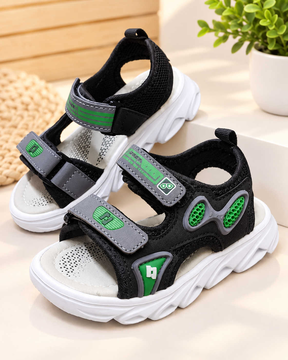 Sandalias de Nenes C/luces - Sandalias%20infantiles%20deportivas%20sobre%20fondo%20c%C3%A1lido.png