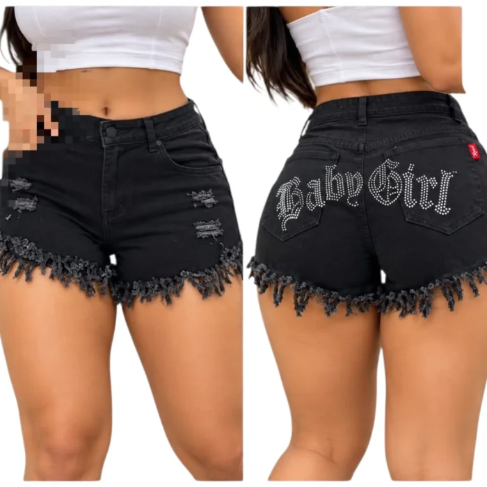Short Playero con Brillos