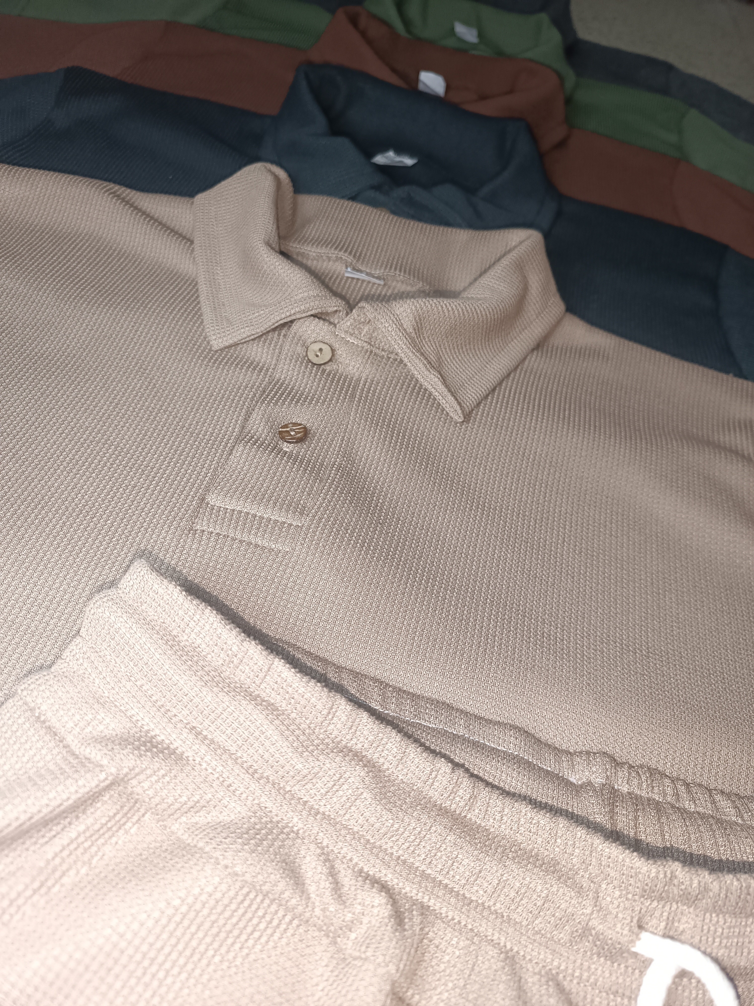 Conjunto Chomba Wafle Hombre - Imagen 2