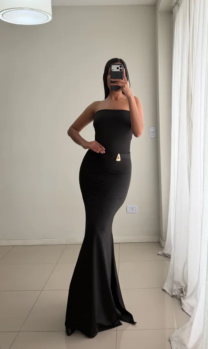 Vestido Estraple Evill