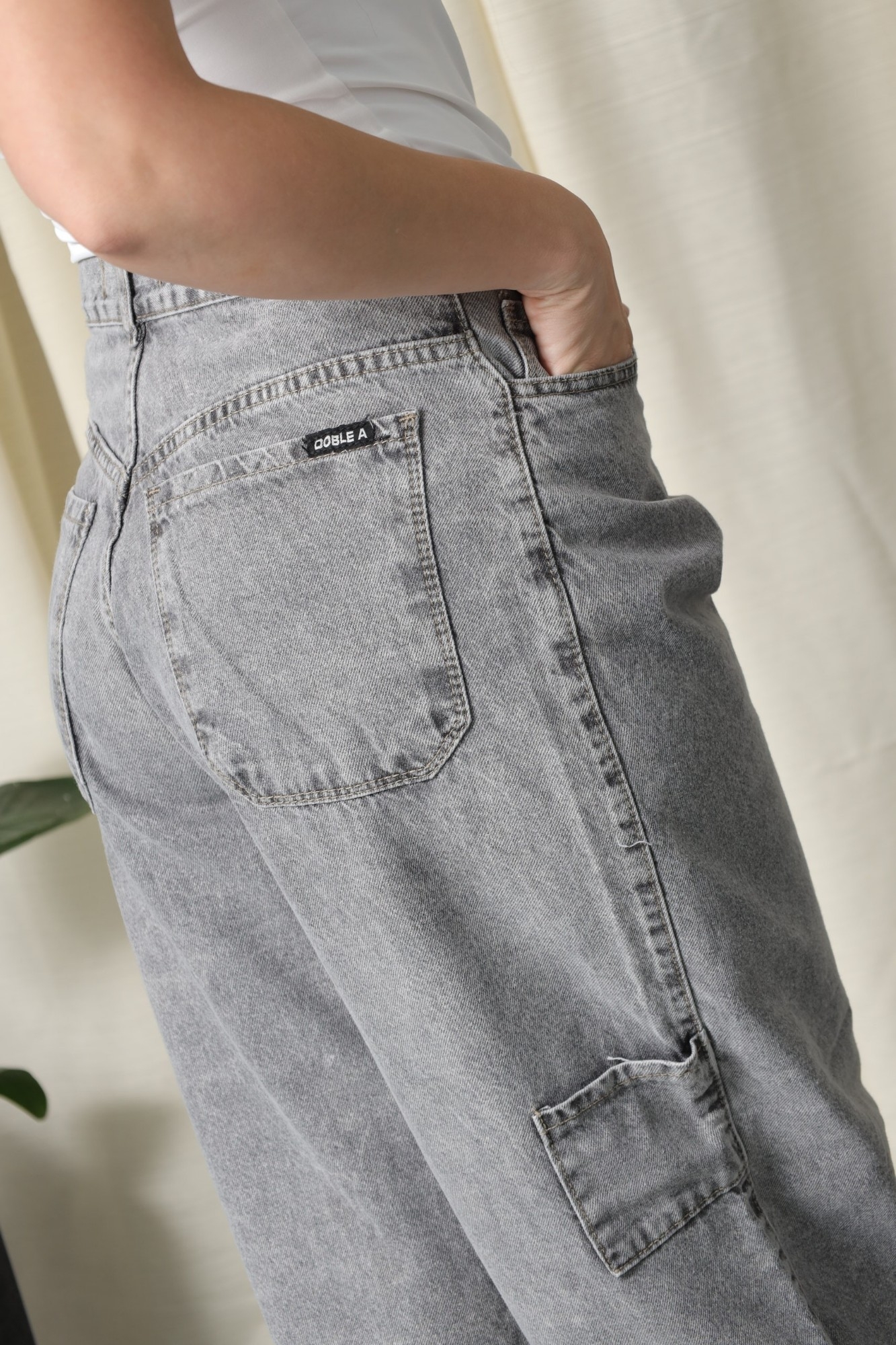 Baggy Nevado Gray Ceniza! con Bolsillo Delantero - Imagen 8