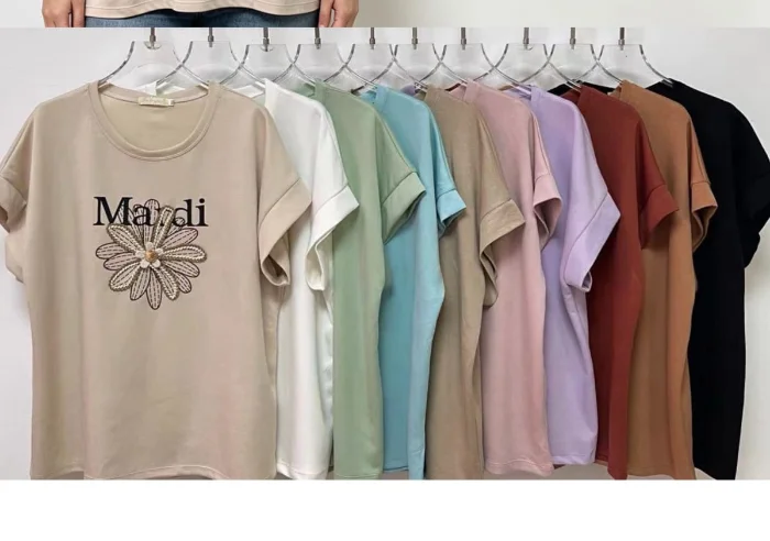 Remera Importada Bordeada