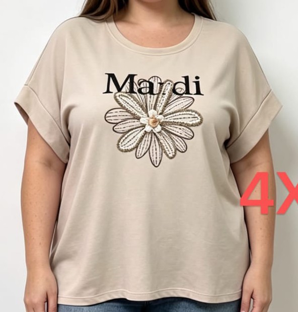 Remera Importada Bordeada - Imagen 2