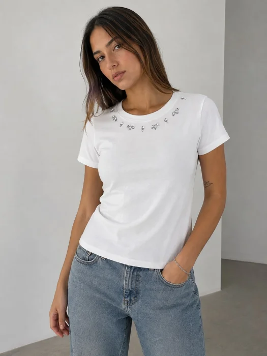 Pedreria Algodón P 24/1 Remeras Corte Clasico