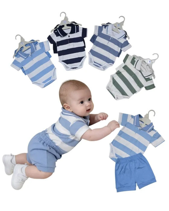 Conjunto  Bebe Algodon Linda Calidad
