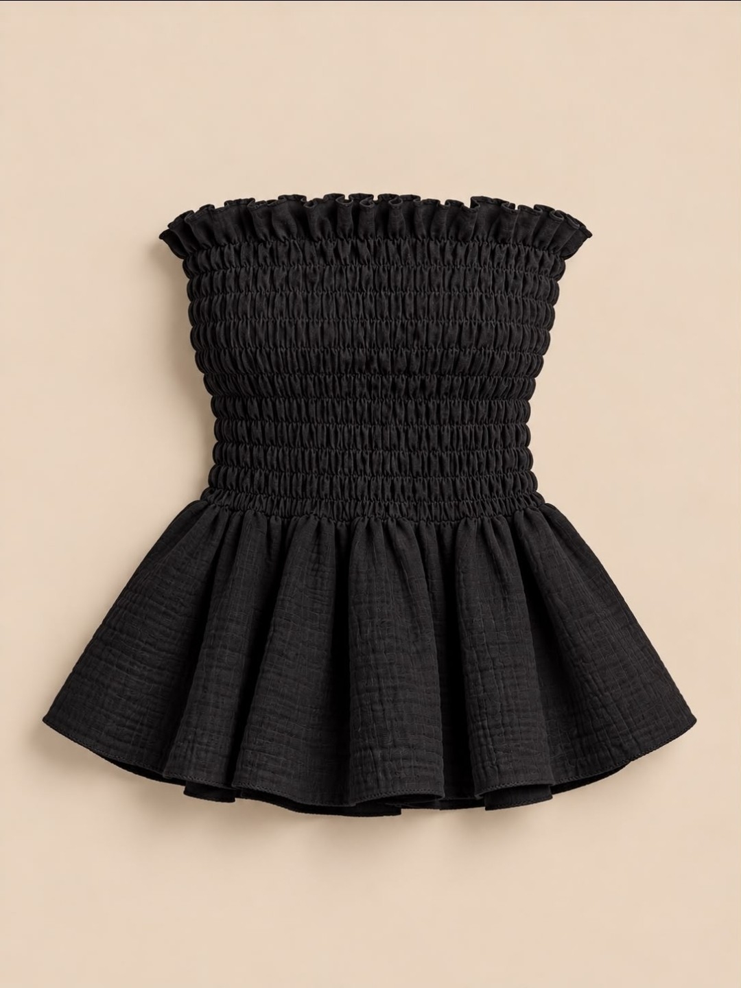 Blusa Strapless Frunce - Imagen 3