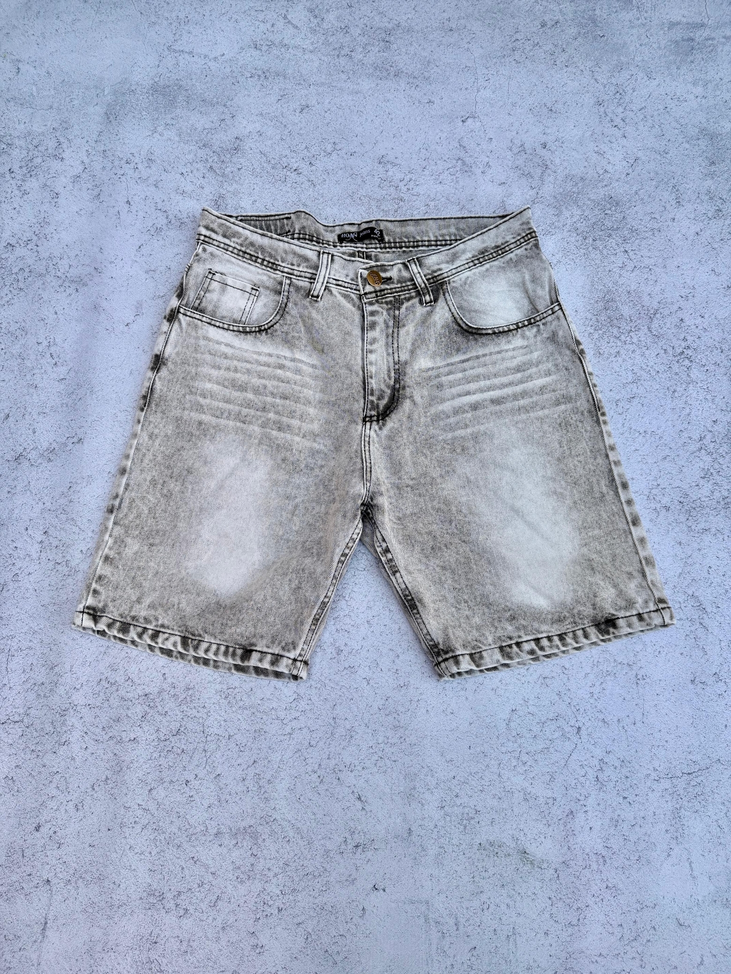 Bermuda Mom Gris Blanco - Imagen 3