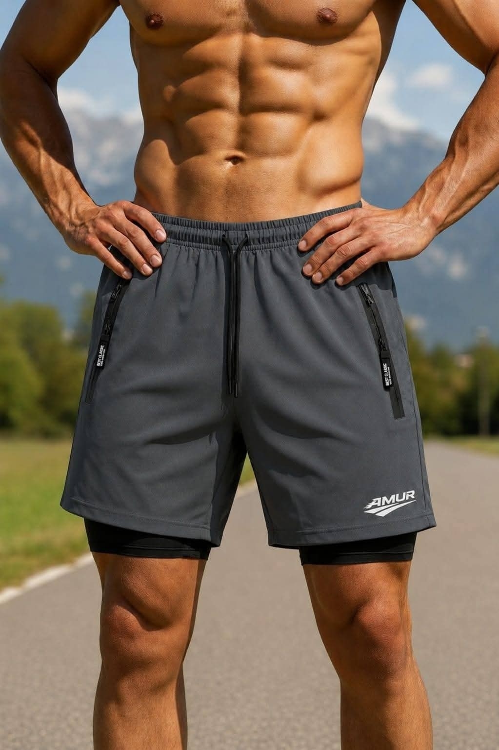 Short de Microfibra con Calza de Lycra por Dentro - Imagen 2