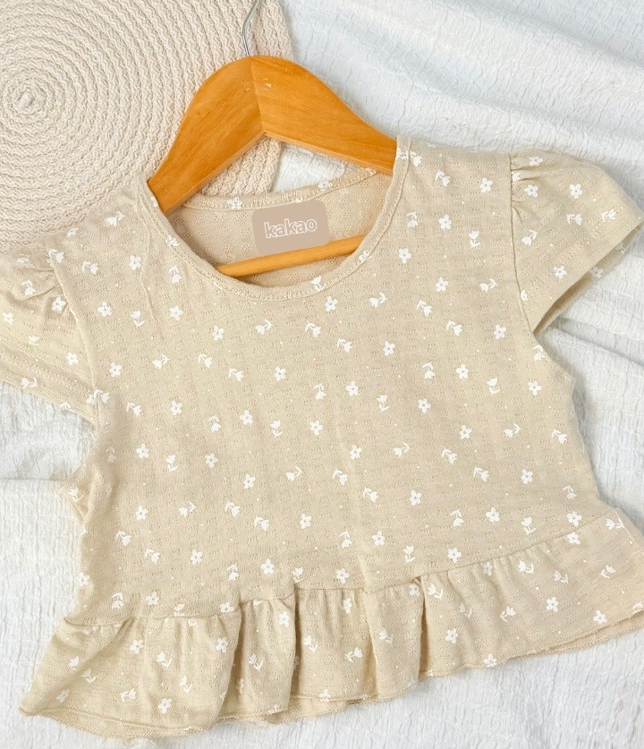 Blusa Tramado Nena 4a14 Algodón - Imagen 3