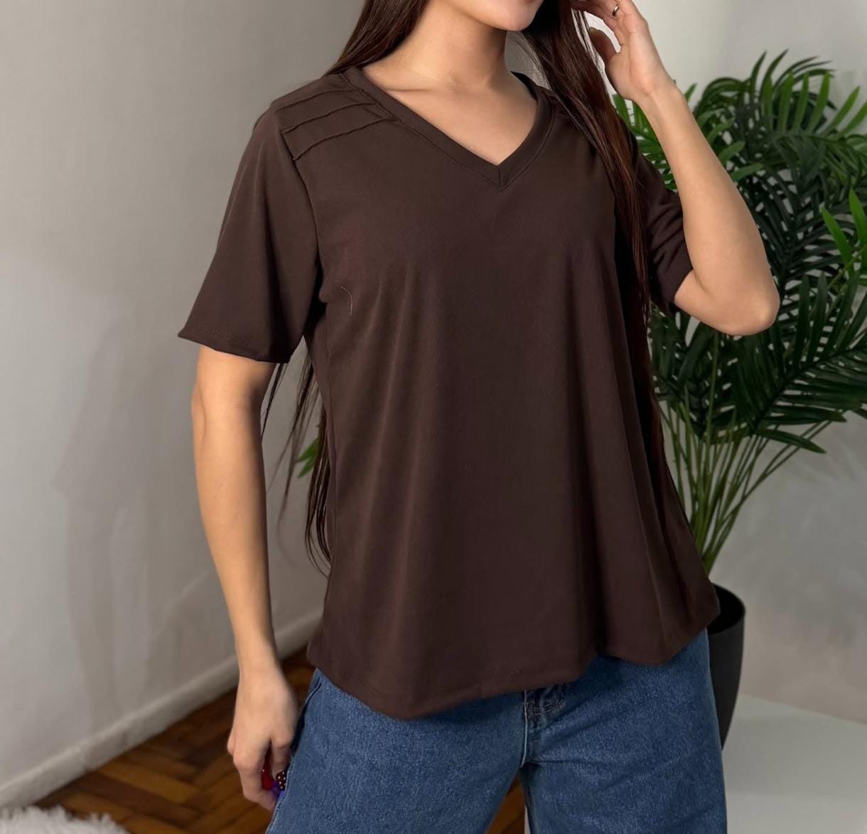 Remeron Micro Morley Mujer Verano Dama Camisa Camiseta Remera Top Dama Manga Corta - Imagen 2