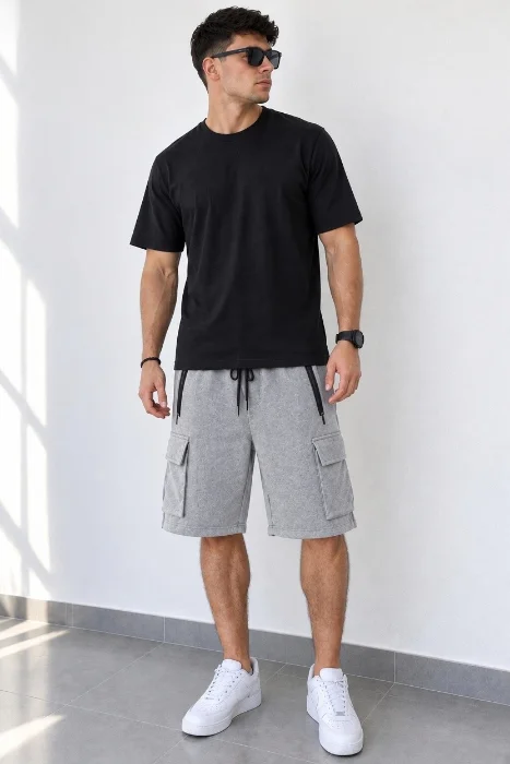 Shorts Cargo Algodón Rústico
